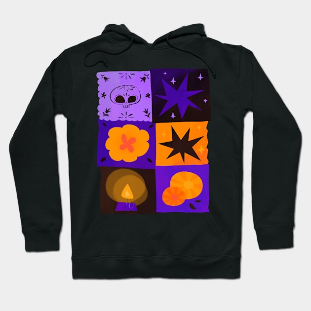 Retazos de Día de muertos Hoodie by CrisTamay